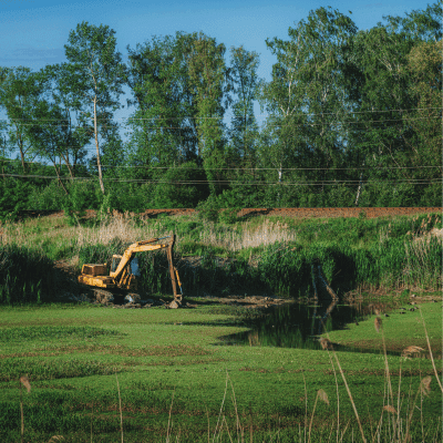 Eco-friendly engineered fill installation project