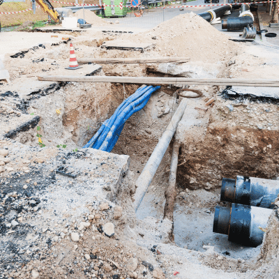 Engineered fill installation for utility trenching