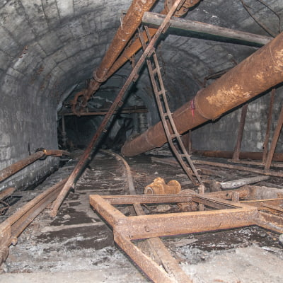 Tunnel void fill project with engineered fill installation