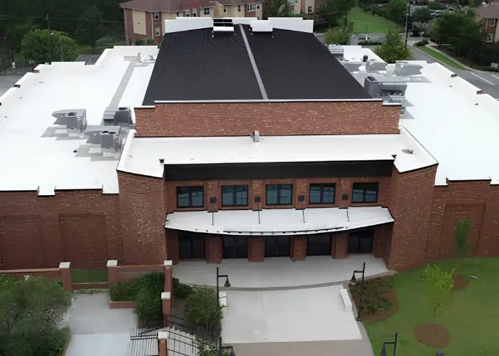 project-standing-seam-metal-roofing-system-installation-commercial-building Standing seam metal roofing system installation project by Bonitz of Georgia